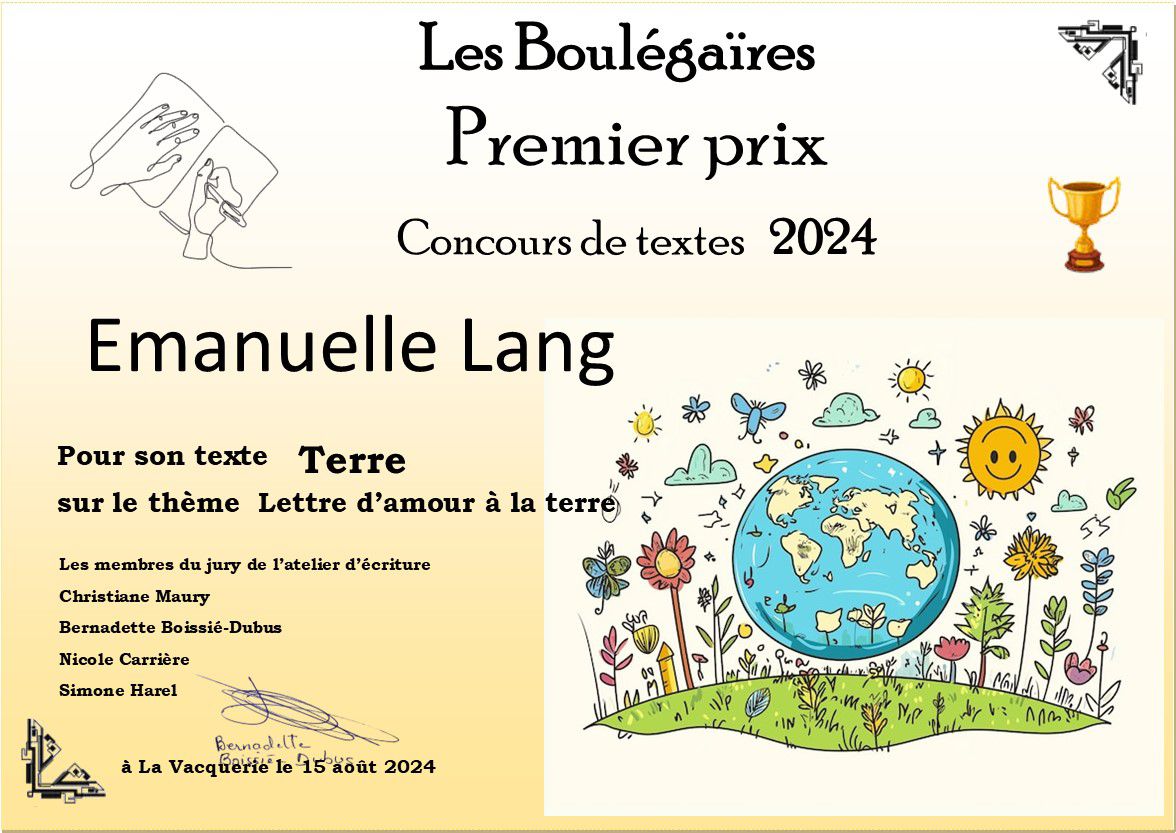 Concours de textes